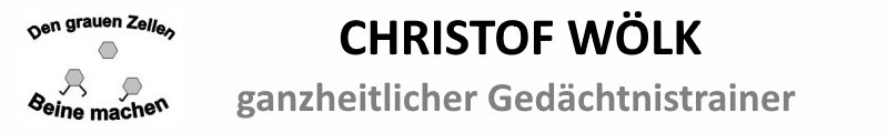 Christof Wölk - ganzheitlicher Gedächtnistrainer